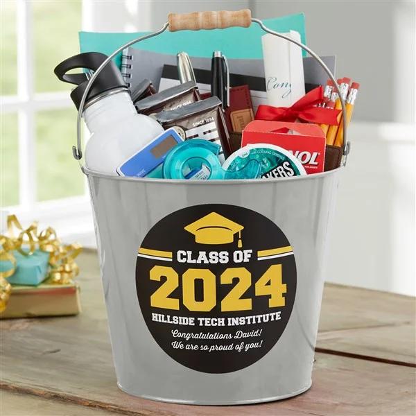 kindergarten graduation gift ideas Personalized Graduation Bucket