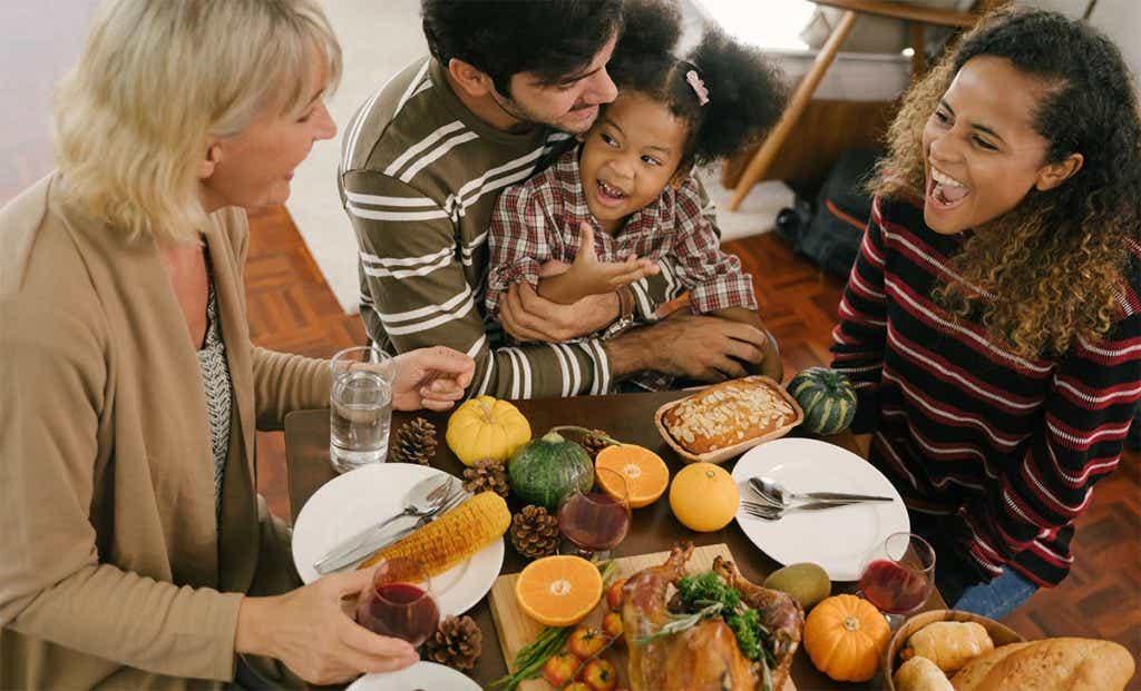 Family of Four Thanksgiving