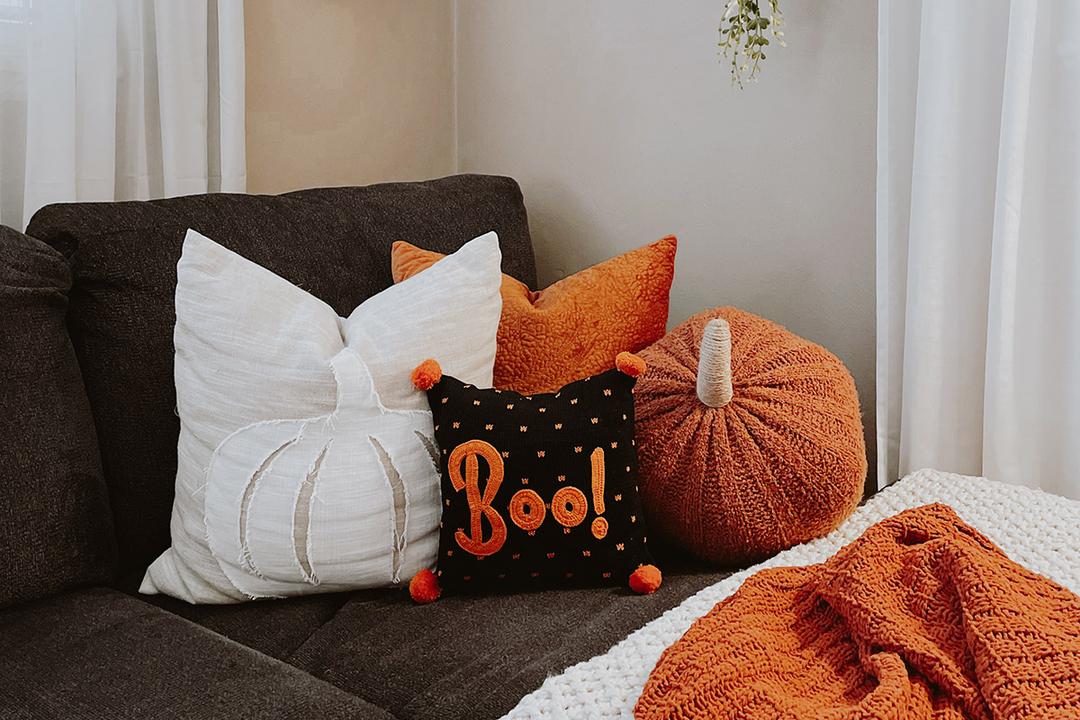 halloween decor ideas boo pillow