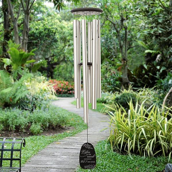 memorial garden ideas wind chimes