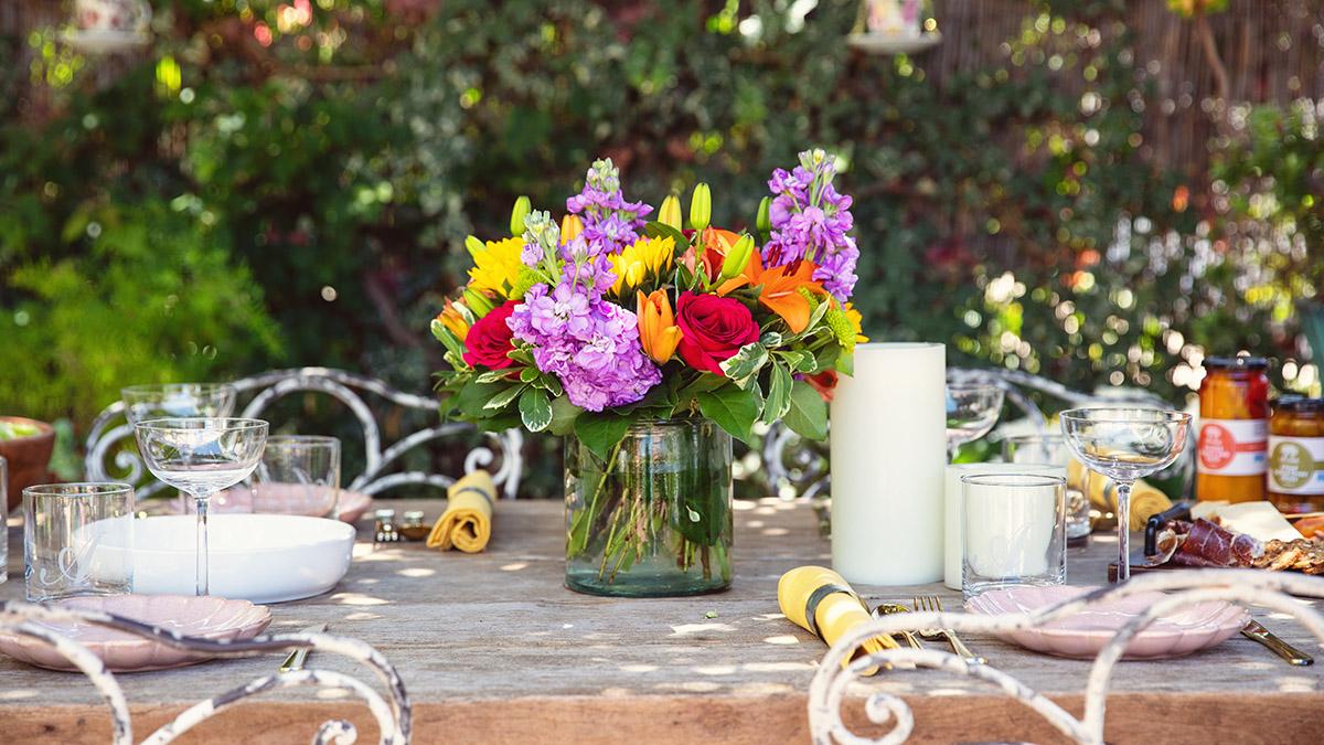 garden party ideas tablescape