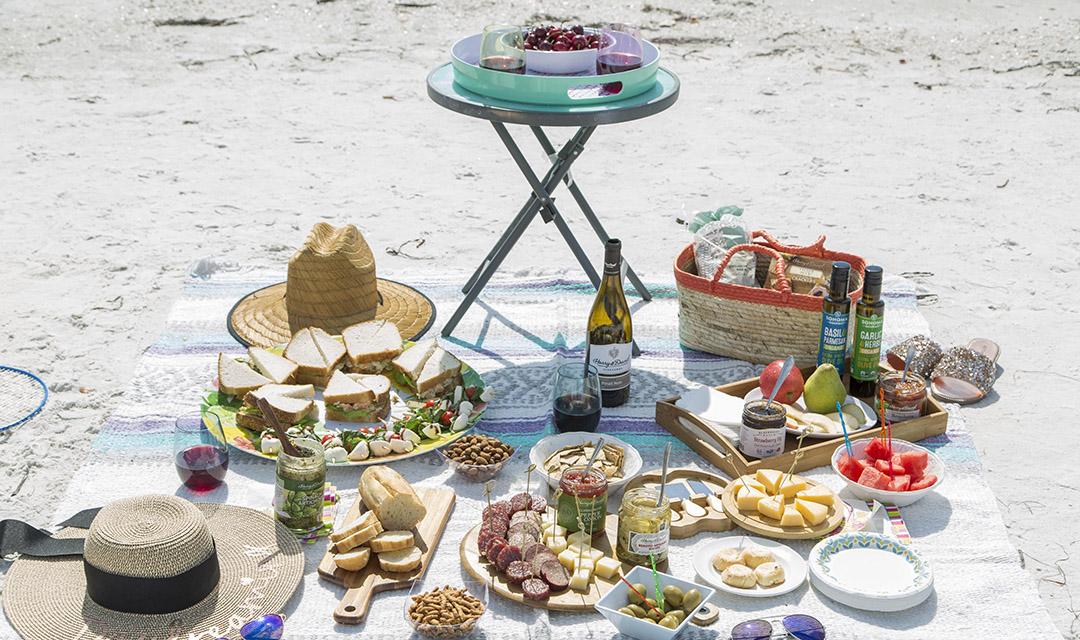 beach picnic x