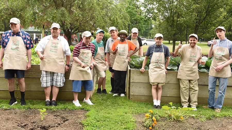 Group of workers at Smile Farms