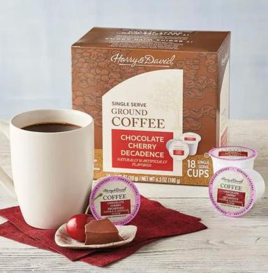 zodiac sign gifts with Chocolate Cherry Decadence coffee