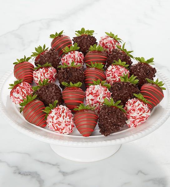 valentine's day gift ideas with Chocolate covered strawberries for Valentine's Day