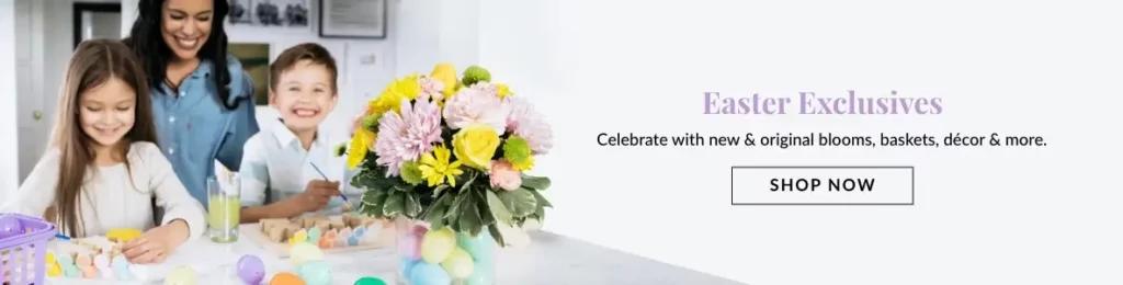 easter flowers ad
