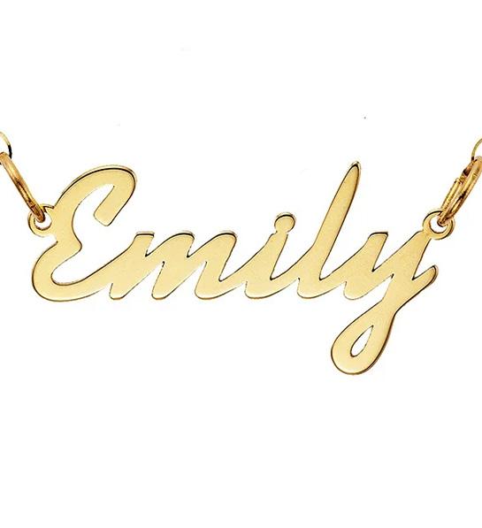 th birthday gift ideas: personalized necklace