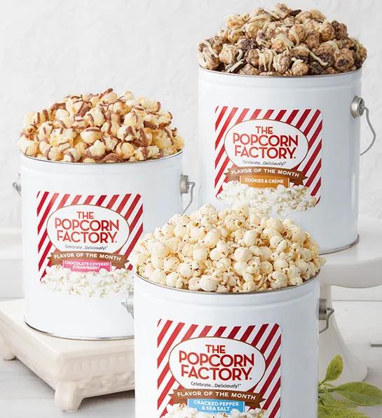 th birthday gift ideas: popcorn tins