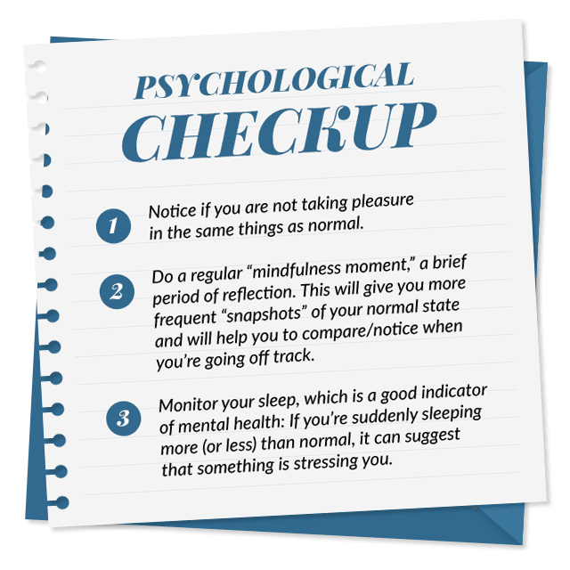 psychological checklist graphic