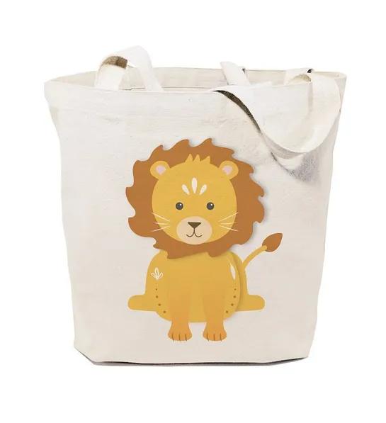 Gifts for moms with young children with Cute Animals Reusable Shoulder Tote