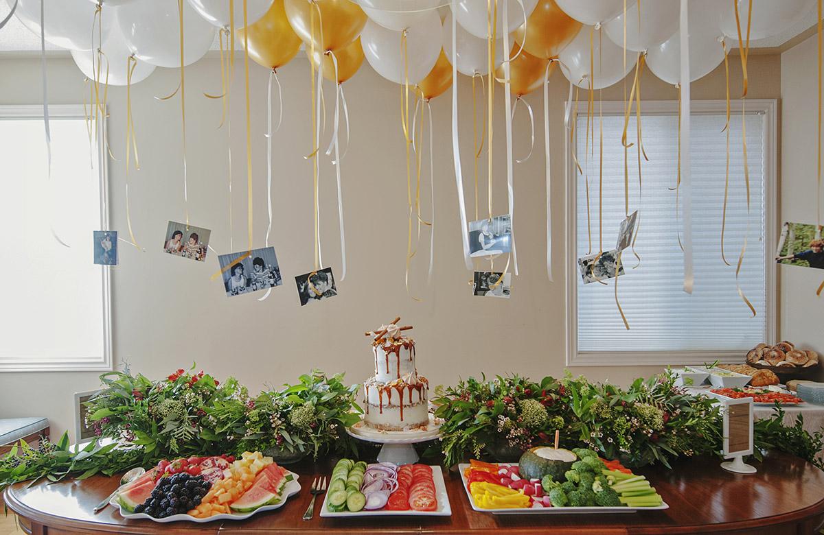 th birthday ideas balloons table