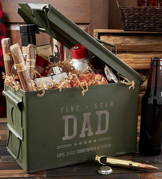 Gifts for Dad Who Want Nothing Personalized Ammo Box