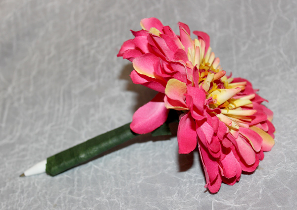 how to make a diy flower pen bouquet