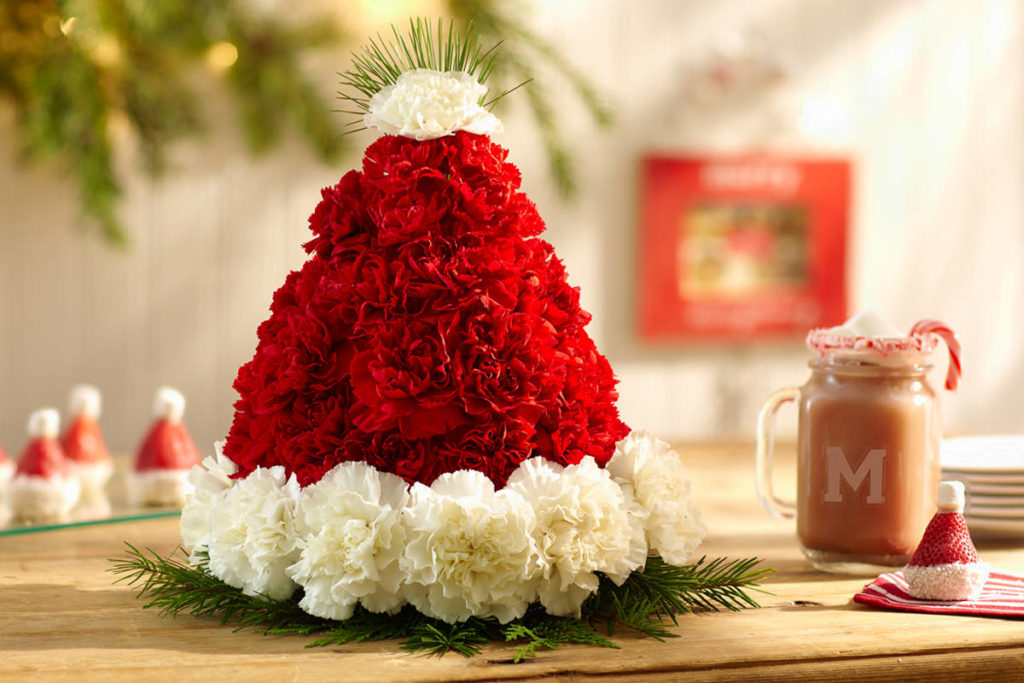 DIY Flower Christmas Tree