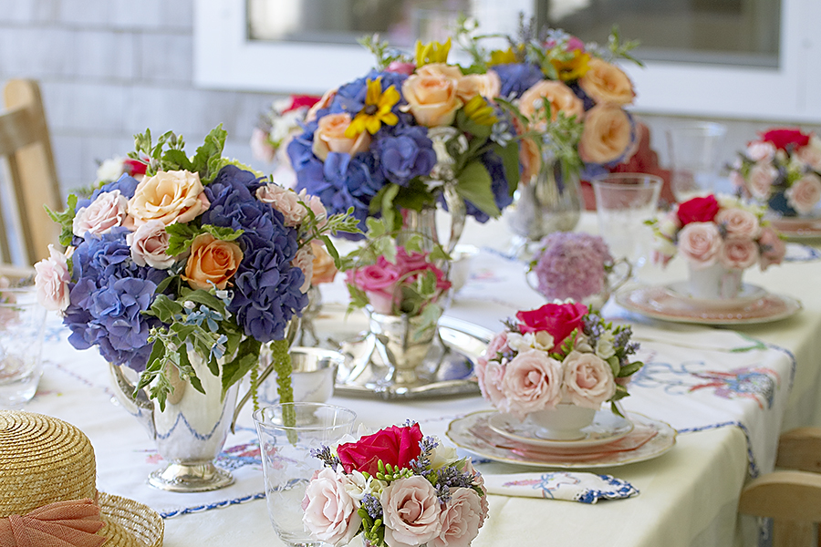 Summer Tea Party Ideas & Decorations | Petal Talk elegant table setting diagram 