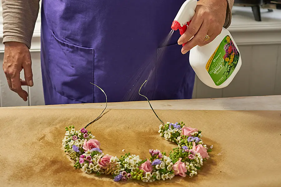 How to Make a Spray Rose Flower Crown - Blooms By The Box