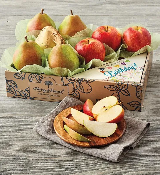 th birthday gift ideas with Birthday Pears  Apples Gift Set