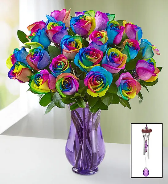 celebrate pride month with kaleidoscope roses