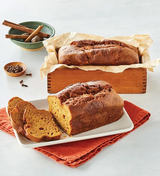 pumpkin spice with pumpkin pound cake