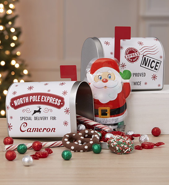 https://www.flowers.com/blog/wp content/uploads///white elephant gift ideas with Christmas Mailbox Treat Gift Set