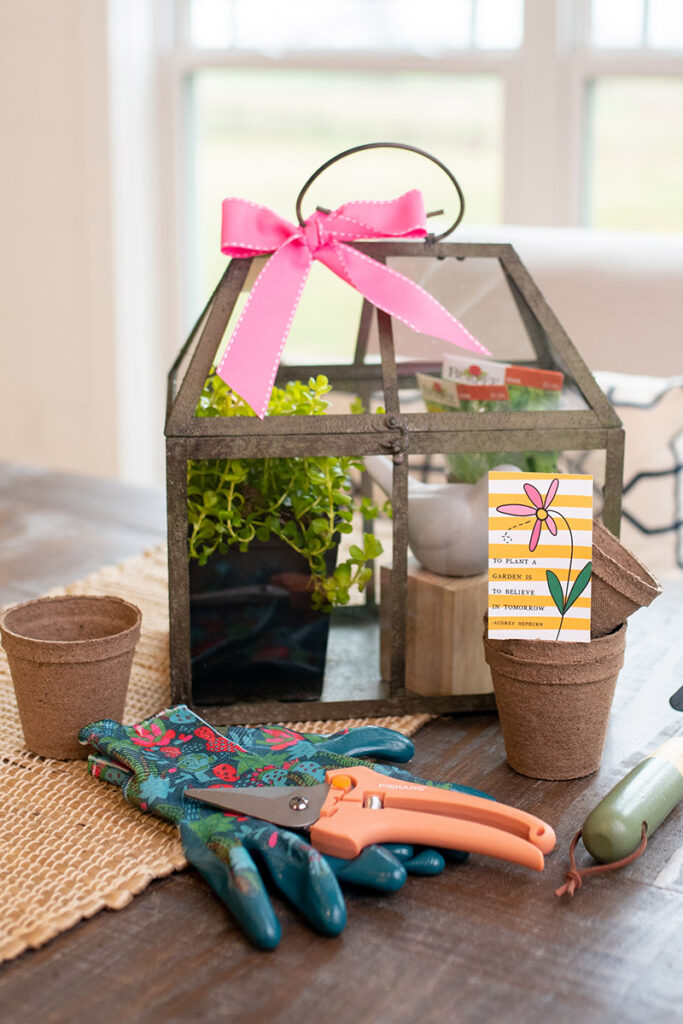 spring birthdays with gardening party