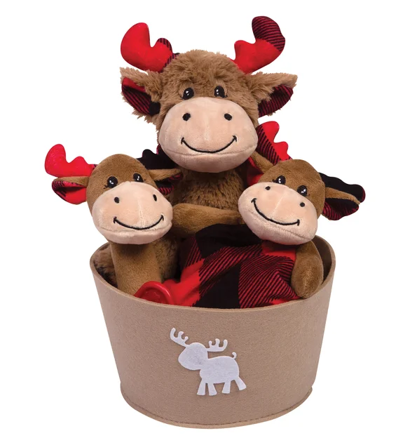 https://www.flowers.com/blog/wp content/uploads///gifts for new parents with moose plush gift set bucket