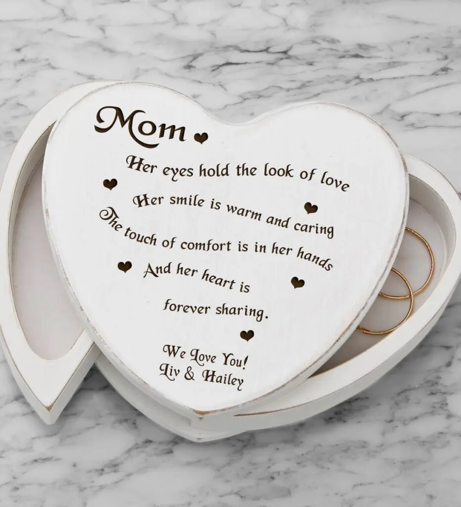 Mom to Be Mother's Day Gift, New Mom Mother's Day Gift, Gift for New Mom,  New Mom Gift Box, New Mom Gift for Her, Gifts for New Mom, Congratulations  Gift [Silver Heart,Blue-Green