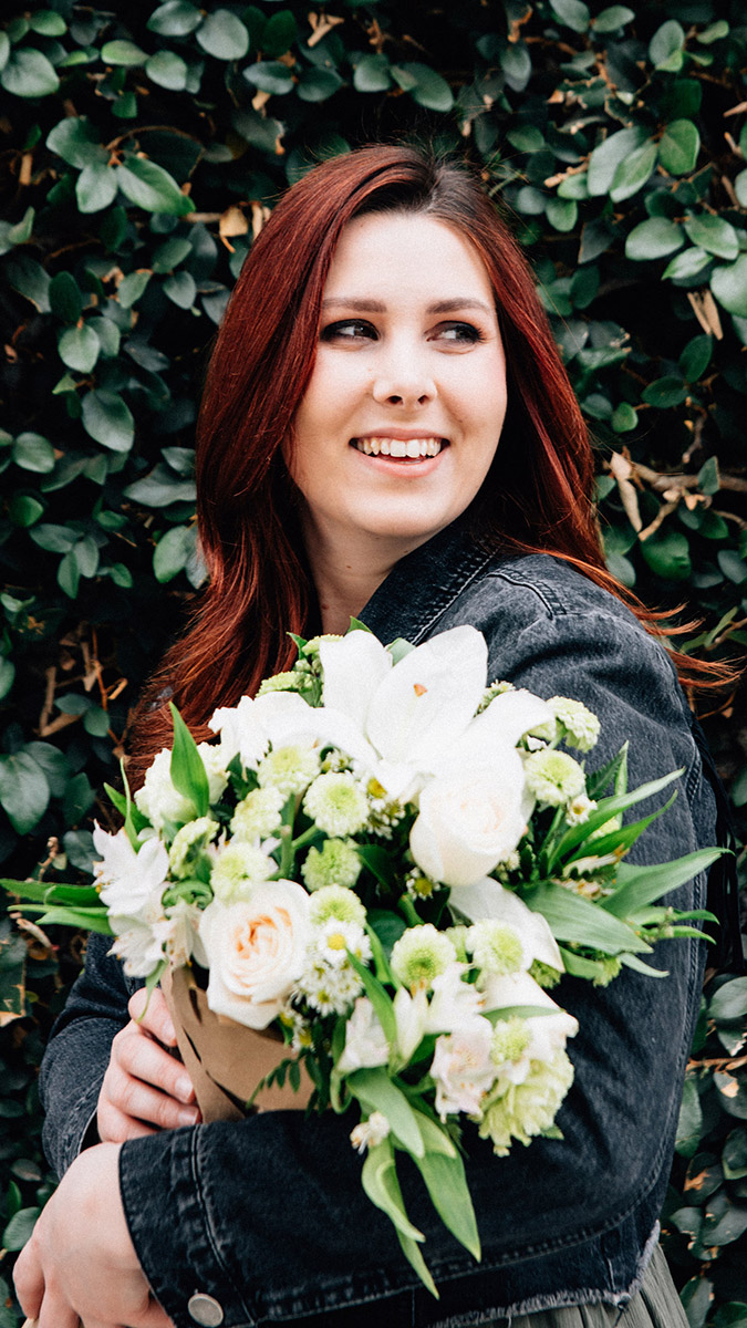 st patricks day quotes woman holding flowers