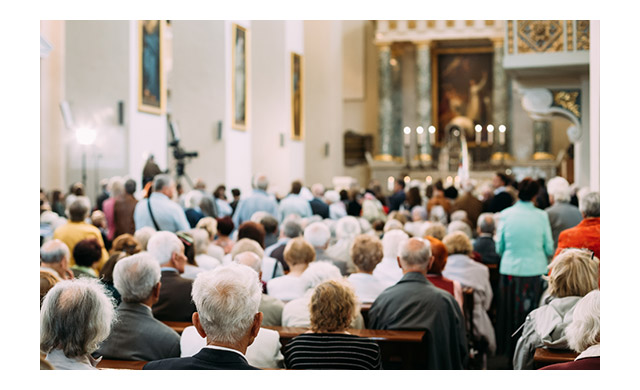 easter church traditional service