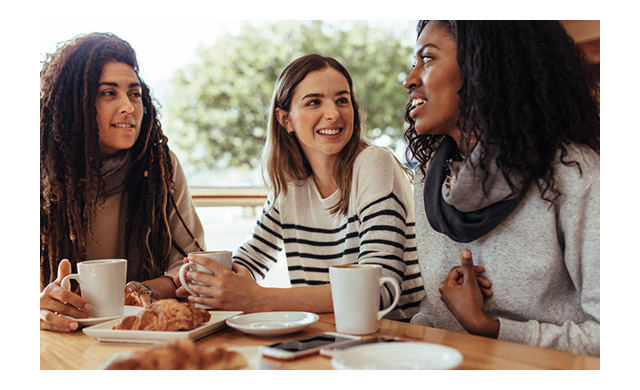 small talk women chatting