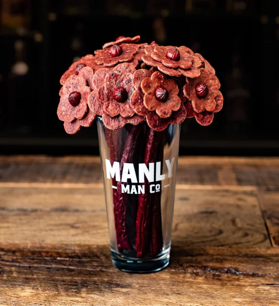 Gifts for Dad Who Want Nothing beef jerky flower bouquet